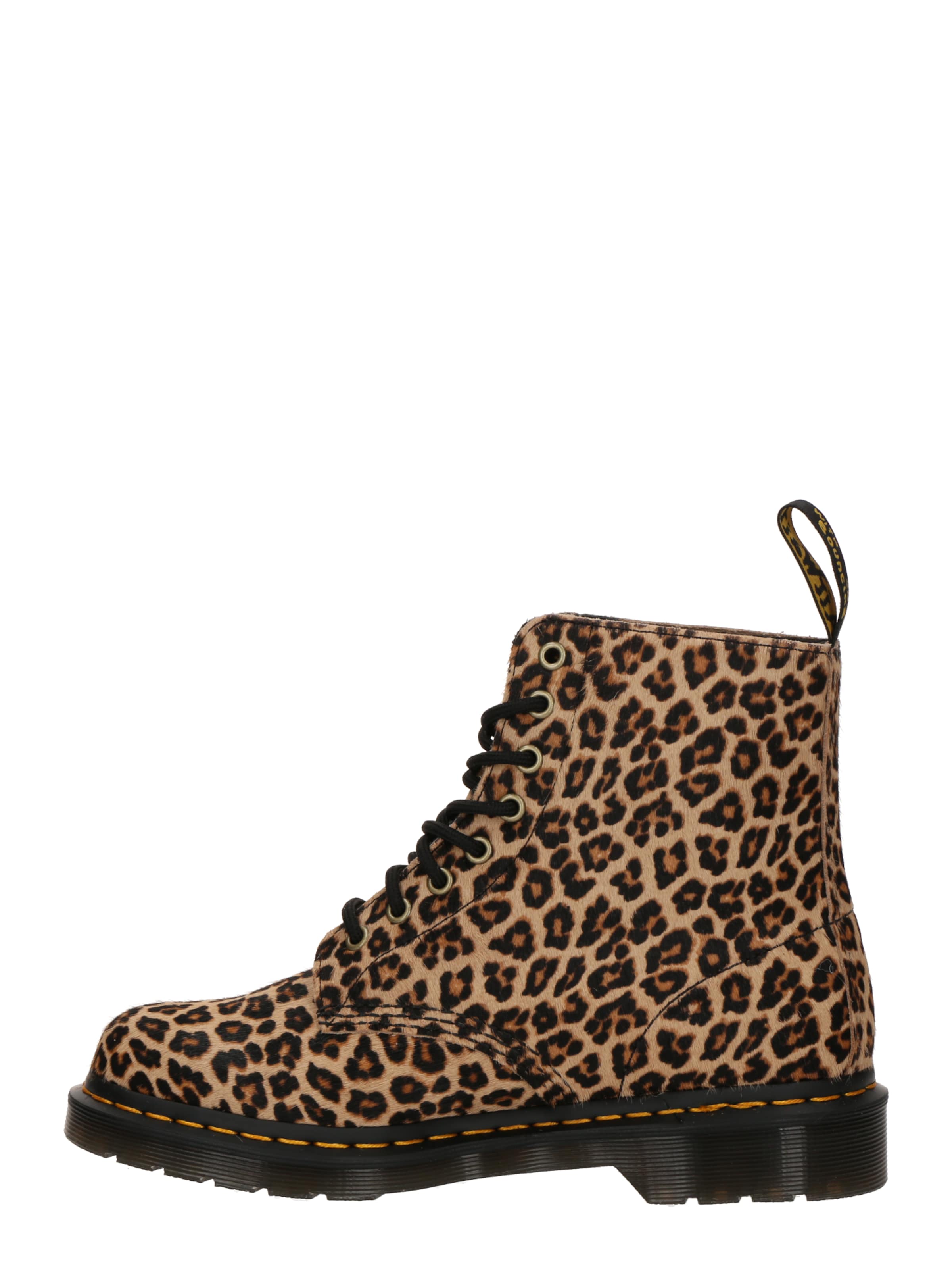 Dr. Martens Lace-Up Ankle Boots '1460 Pascal' in Beige