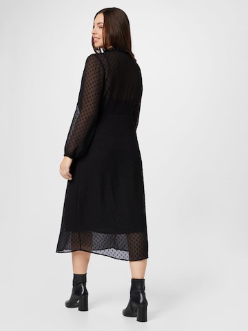 ABOUT YOU Curvy Shirt Dress 'Juliana' in Black