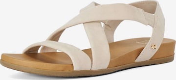 Sandales 'Landies' Dune LONDON en beige : devant