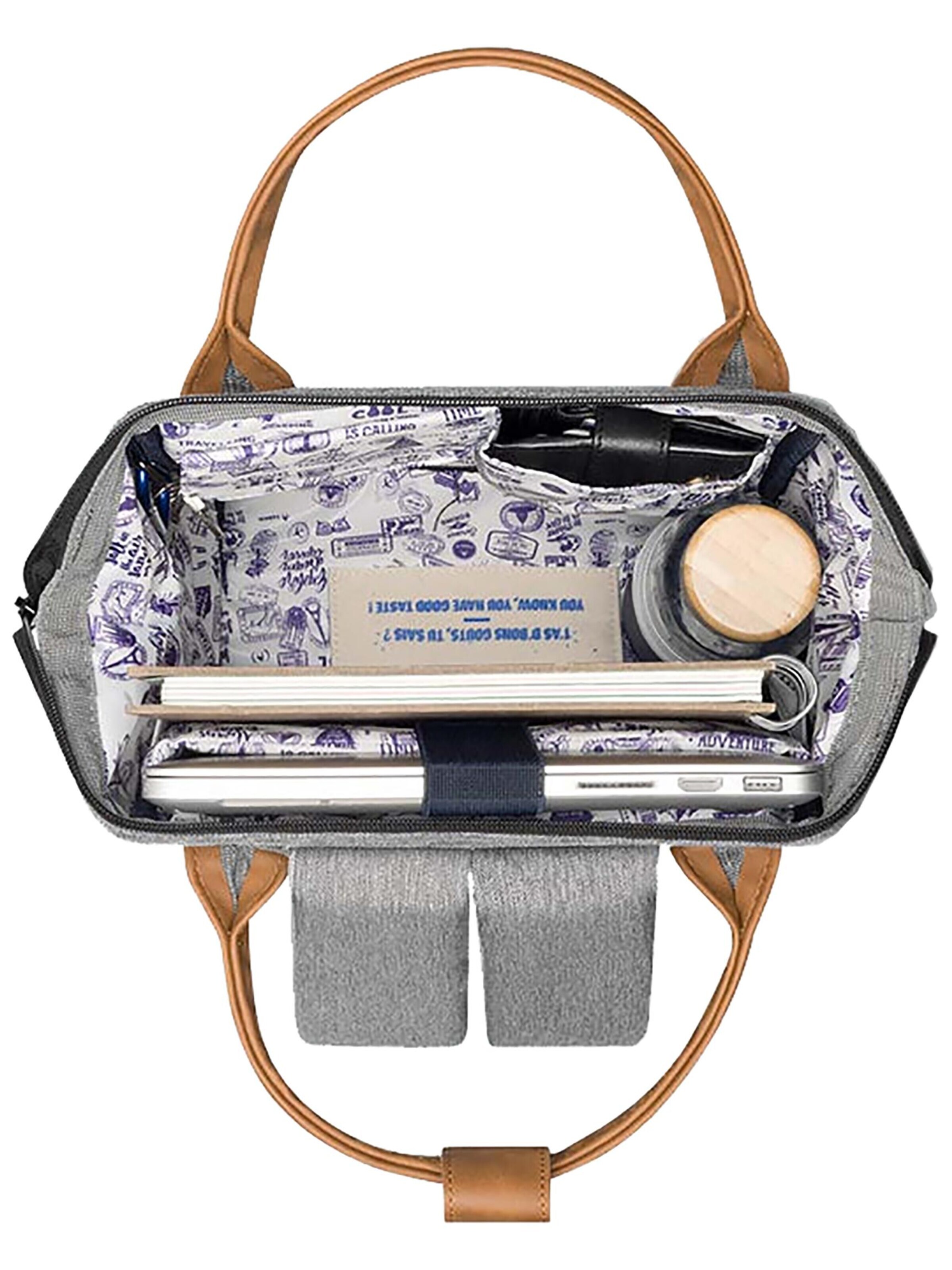 Cabaia Backpack 'New York S' in Grey