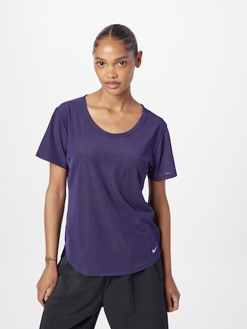 NIKE Performance shirt 'One' in Purple: front