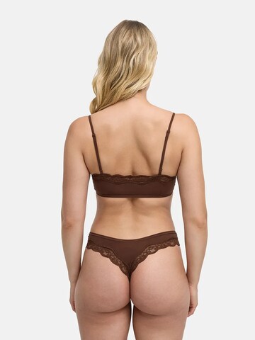 String 'Lace Tanga' cfab (formerly creamy fabrics) en marron