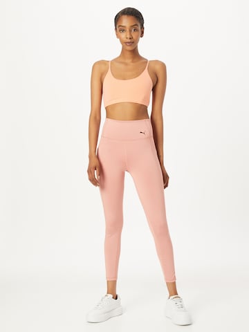 PUMA Skinny Spodnie sportowe w kolorze różowy