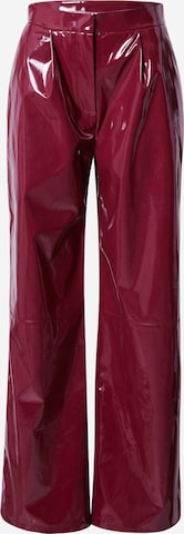 Katy Perry exclusive for ABOUT YOU Wide leg Broek 'Tamara' in Rood: voorkant