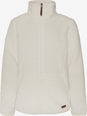 PROTEST Fleece jas 'Riri JR' in Wit: voorkant