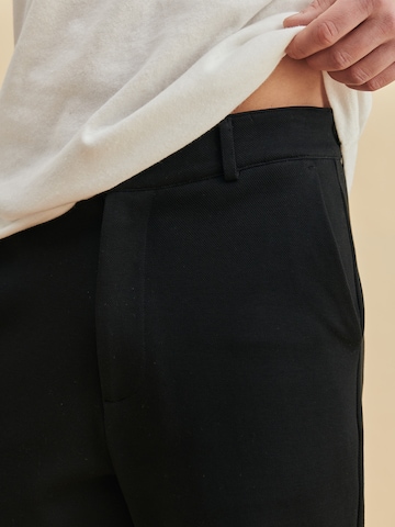 DAN FOX APPAREL Regular Pants 'Roman' in Black