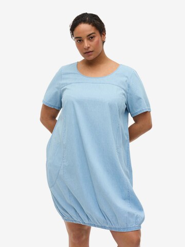 Zizzi Dress 'Jella' in Blue: front