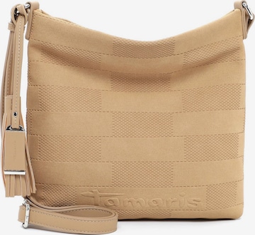 TAMARIS Crossbody Bag 'Letzia' in Beige: front