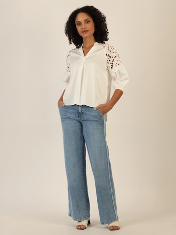 mint & mia Bluse in Weiß