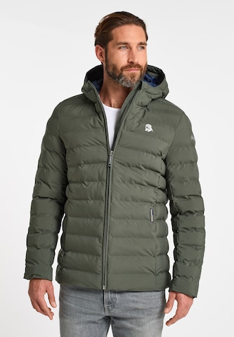 Schmuddelwedda Between-season jacket in Green: front