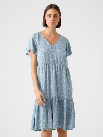 VERO MODA Kleid 'Harper' in Blau: predná strana