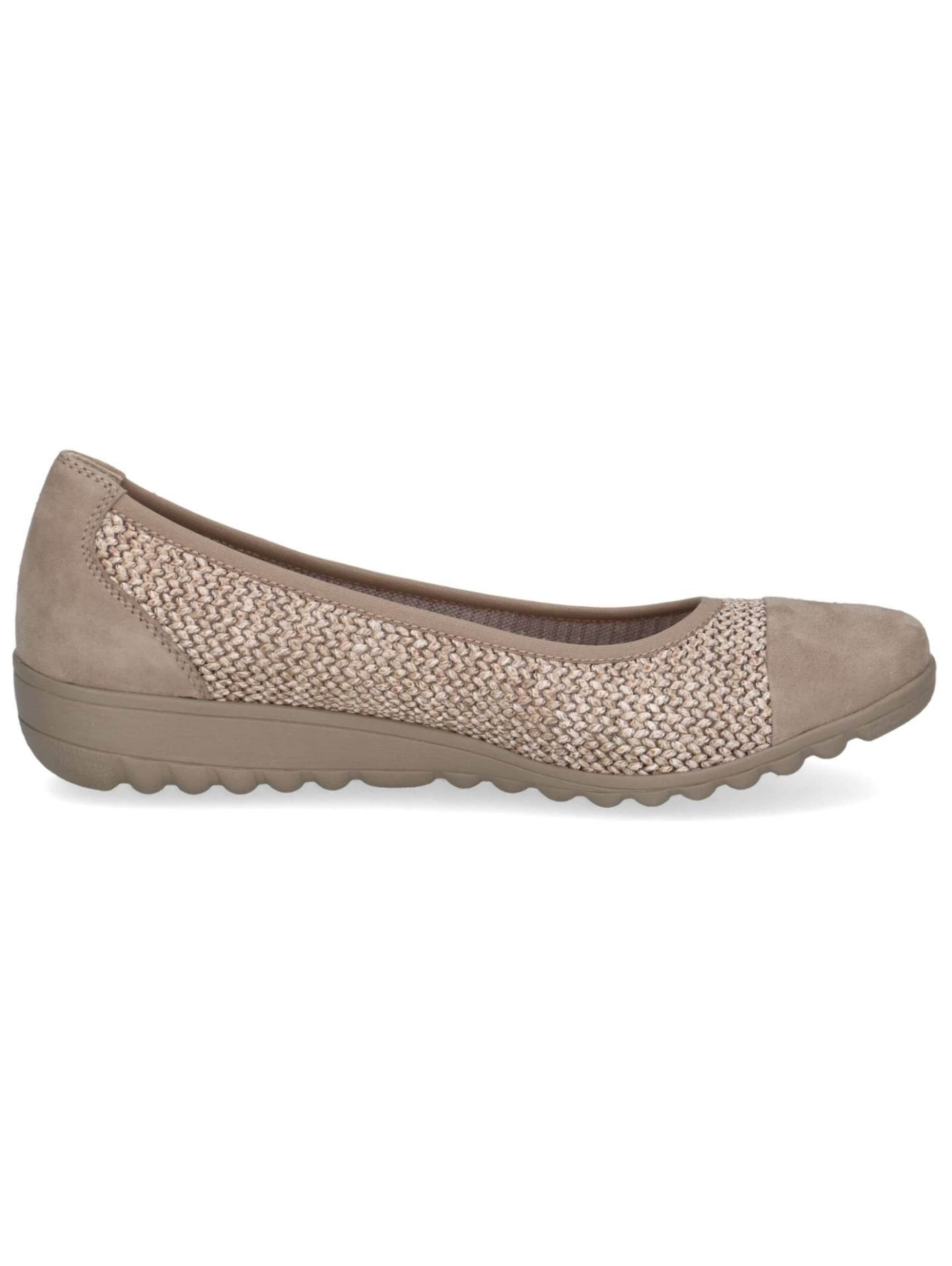 CAPRICE Ballerina in Braun