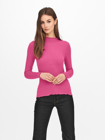 JDY Koszulka 'FRANSISKA' w kolorze różowy