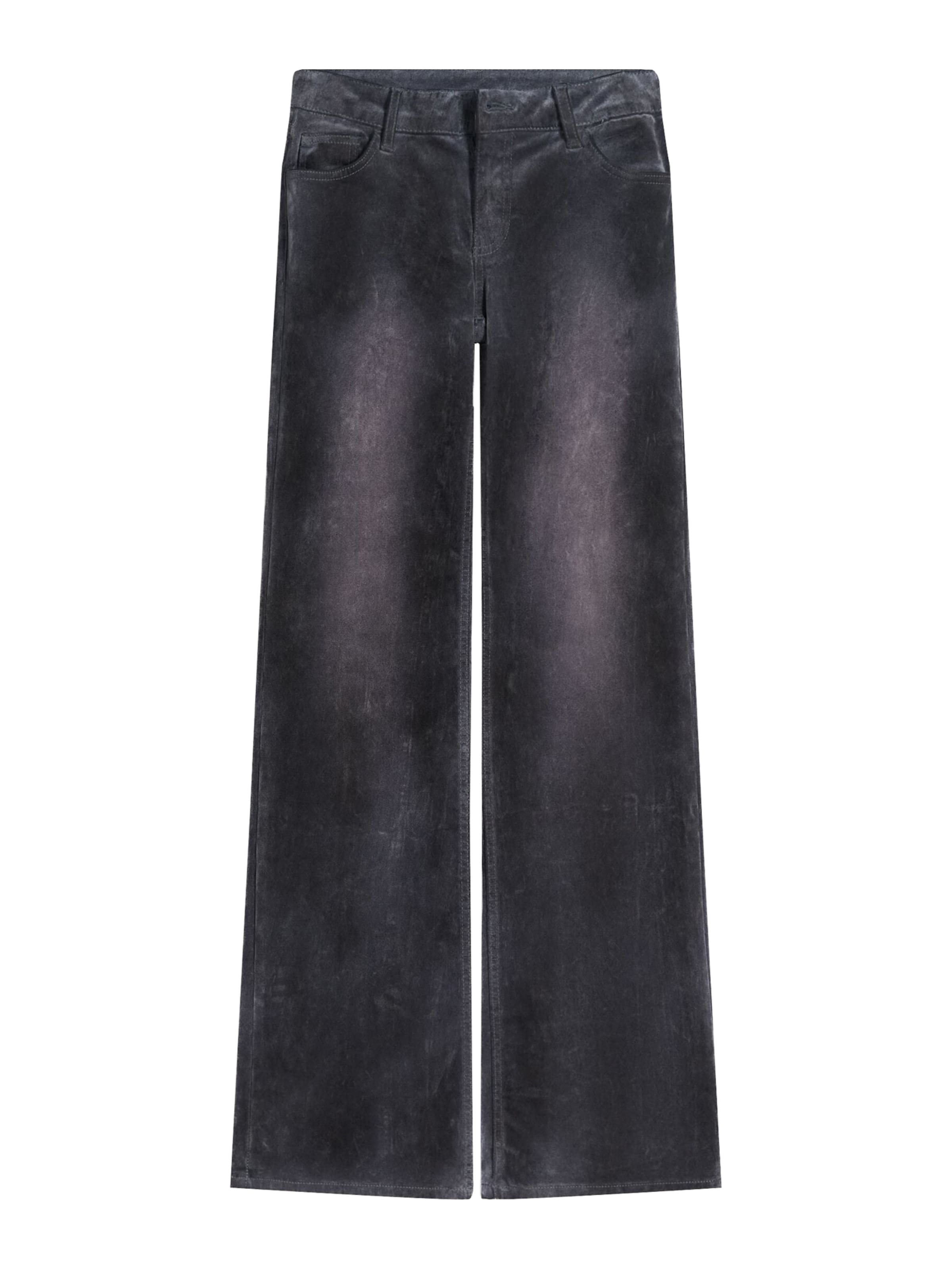 Bootcut Jeans di Bershka in grigio: frontale