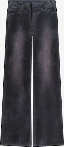 Bershka Bootcut Farkut värissä harmaa: etupuoli