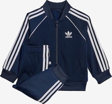 ADIDAS ORIGINALS Joggingpak 'Adicolor' in Blauw: voorkant