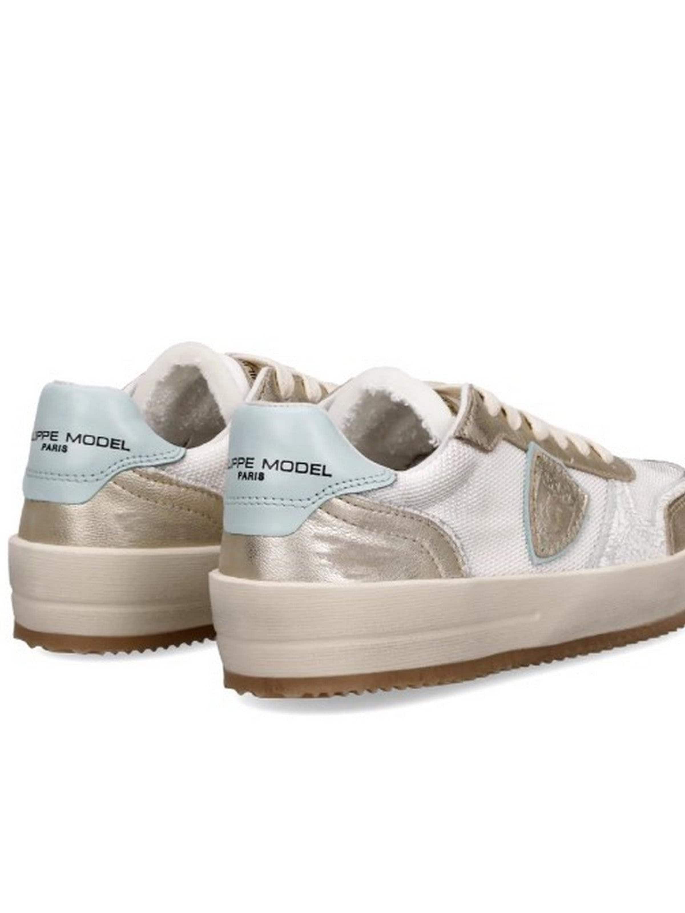 Philippe Model - Zapatos con cordón en blanco