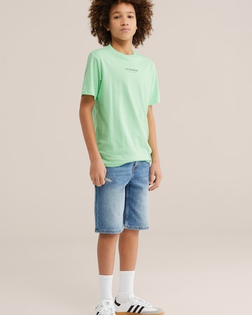 WE Fashion Футболка в Зеленый