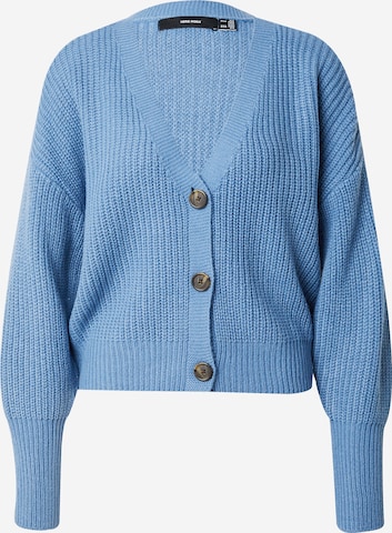 VERO MODA Knit Cardigan 'LEA' in Blue: front