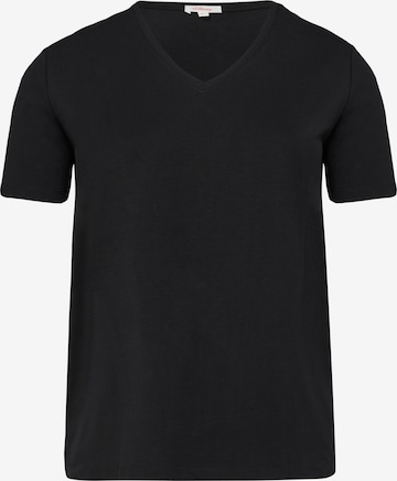 s.Oliver Red Label Plus Shirt in Black: front