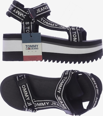 Tommy Jeans Sandals & High-Heeled Sandals in 40 in Black: front