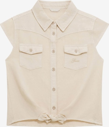 GUESS Shirt in Beige: predná strana