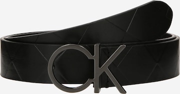 Calvin Klein - Cintos 'Re-Lock' em preto: frente