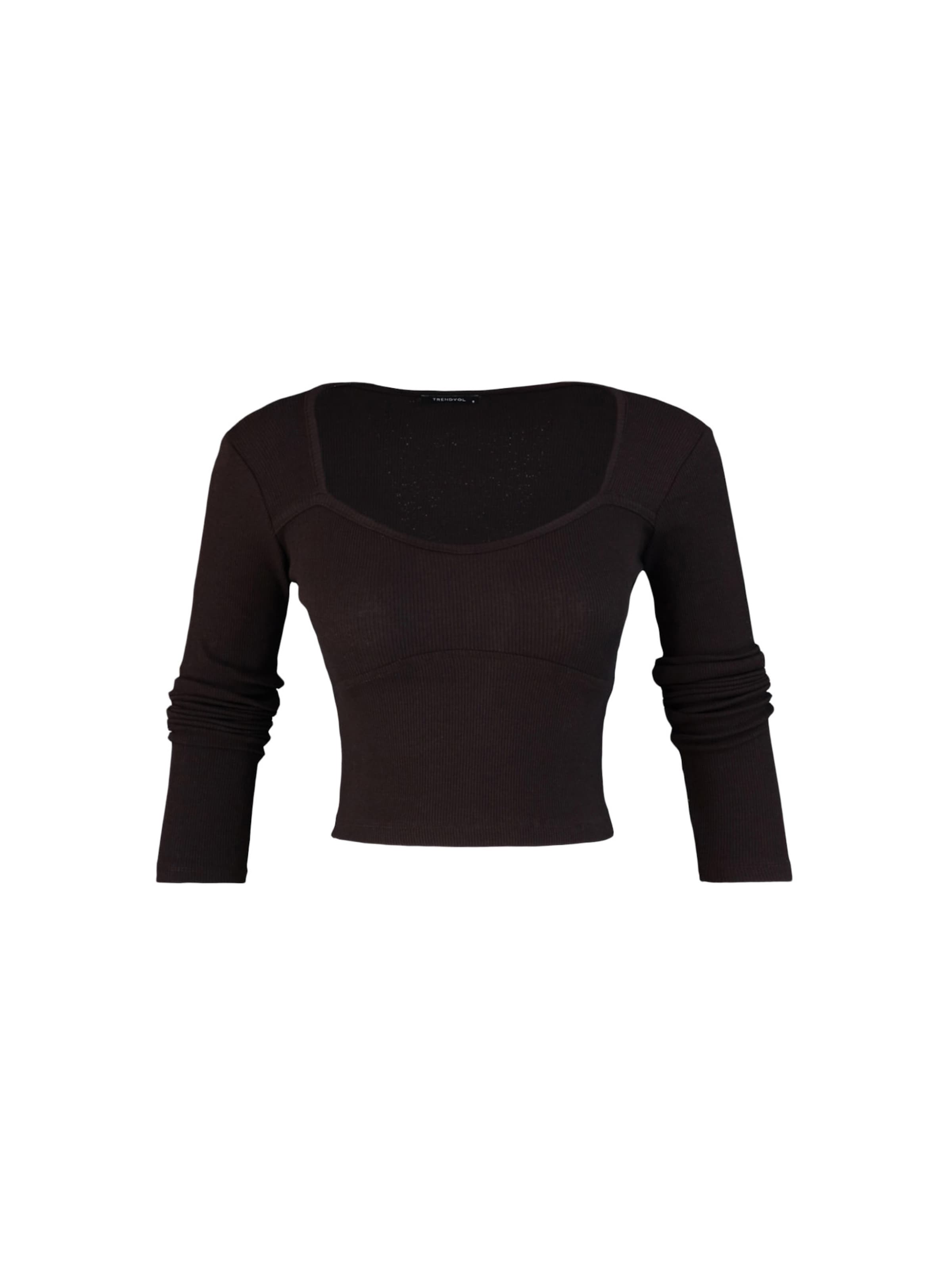 Trendyol - Camiseta en marrón: frente
