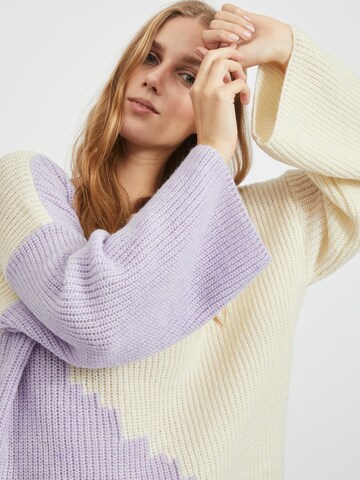 VILA Sweater 'Loui' in Beige