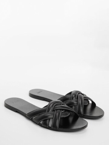 MANGO Mules 'Doblet1' in Black