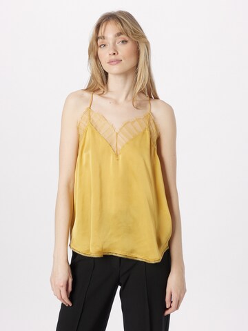 IRO Top 'BERWYN' in Yellow: front