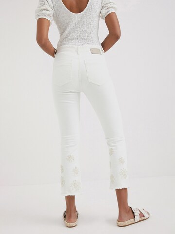 Desigual regular Jeans 'Gala' i hvid