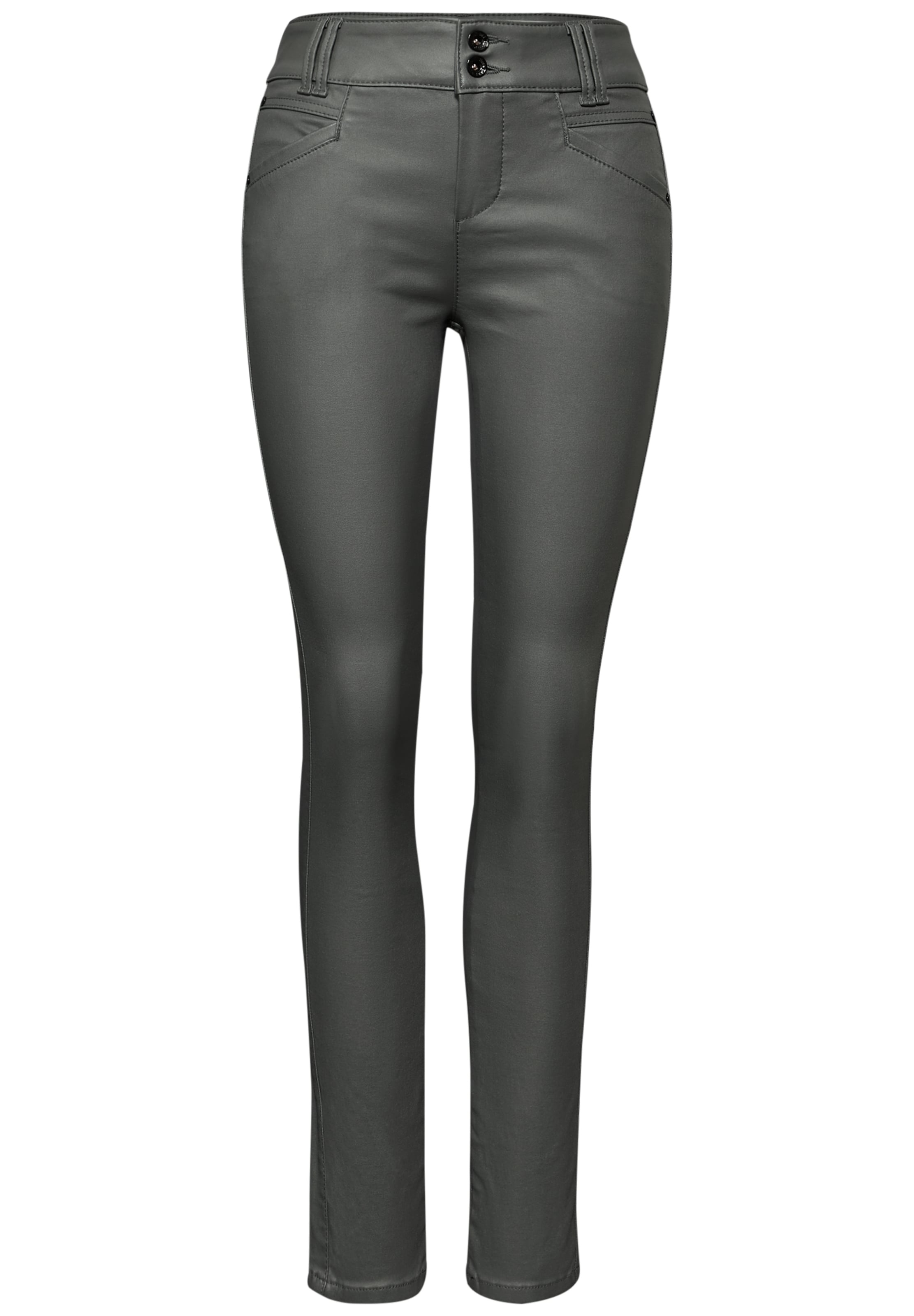 STREET ONE Pants in Green: front