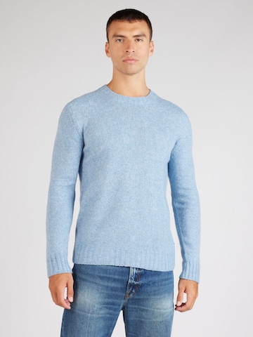 NN07 Пуловер 'Lee' в синьо: отпред