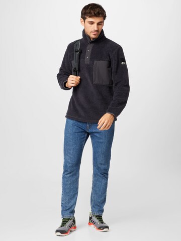 JACK WOLFSKIN - Pullover desportivo 'PANK SNAP' em cinzento