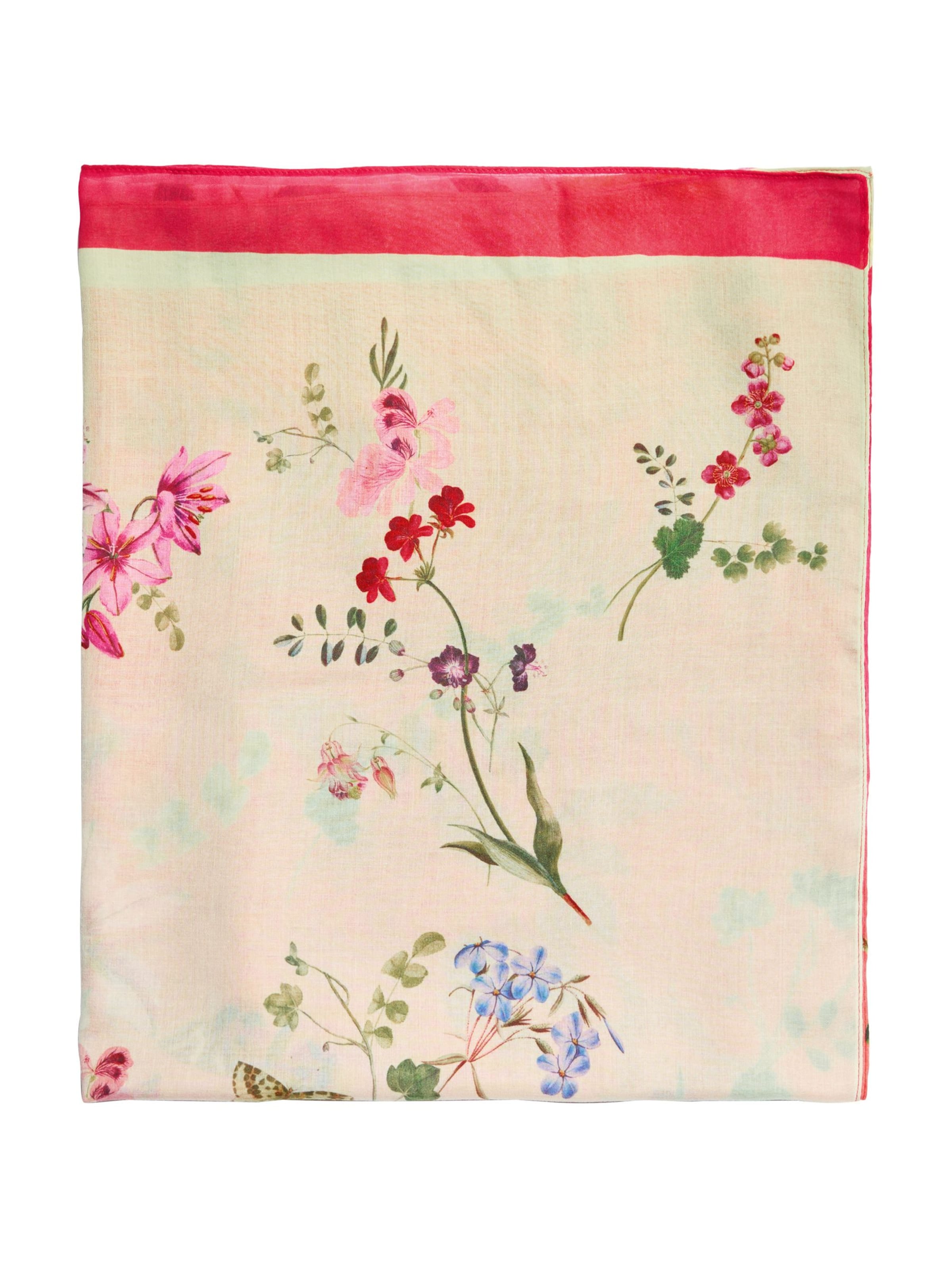 love & roses Tuch in Pink: Vorderseite