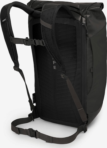 Osprey Sportrucksack 'Transporter Roll Top' in Schwarz