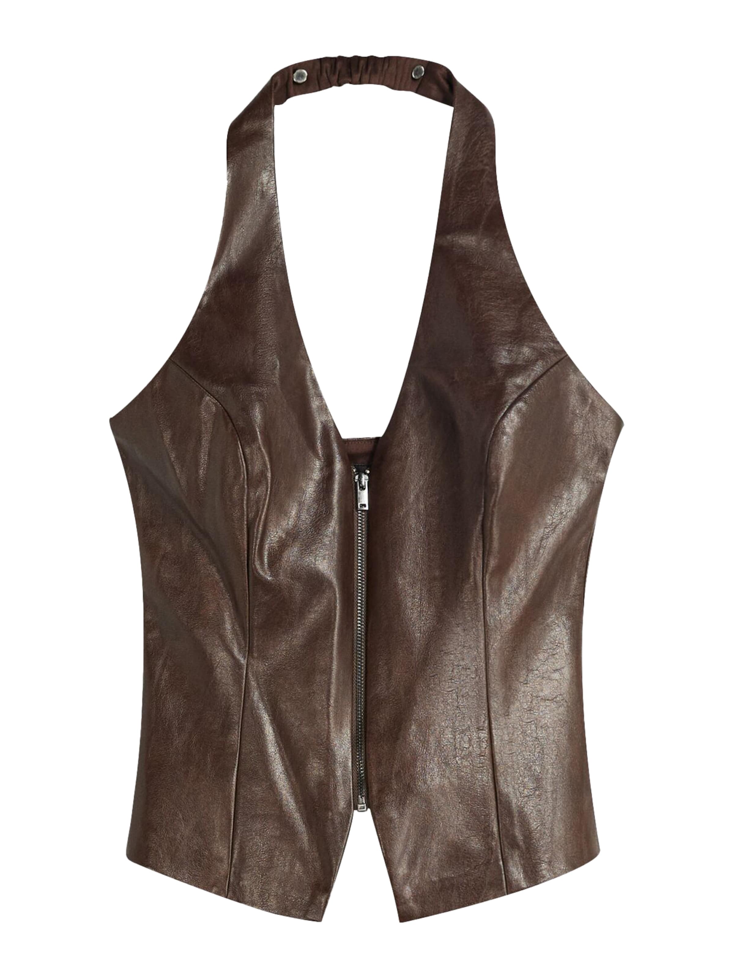 Bershka Halenka – hnědá: přední strana