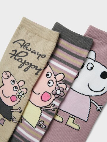 NAME IT - Calcetines 'NMFDASSA PEPPAPIG' en beige