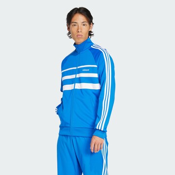 ADIDAS ORIGINALS Sweat jacket 'The First' in Blue: front