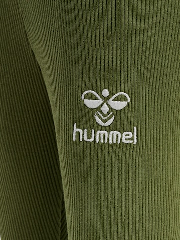 Hummel Skinny Leggings 'SAMI' in Green