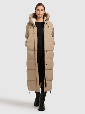 khujo Wintermantel in Beige