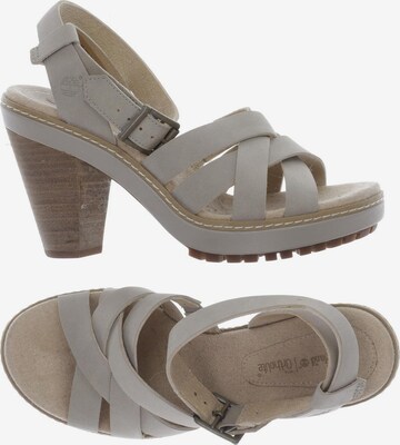 TIMBERLAND Sandals & High-Heeled Sandals in 37 in Grey: front