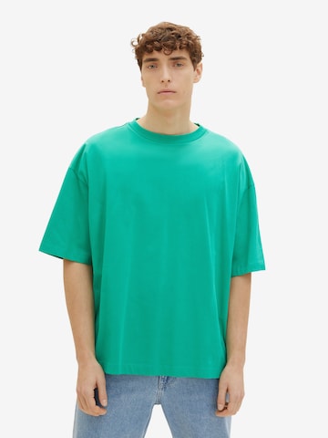 TOM TAILOR DENIM - Camisa em verde: frente
