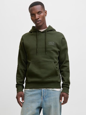 JACK & JONES Sweatshirt in Green: front