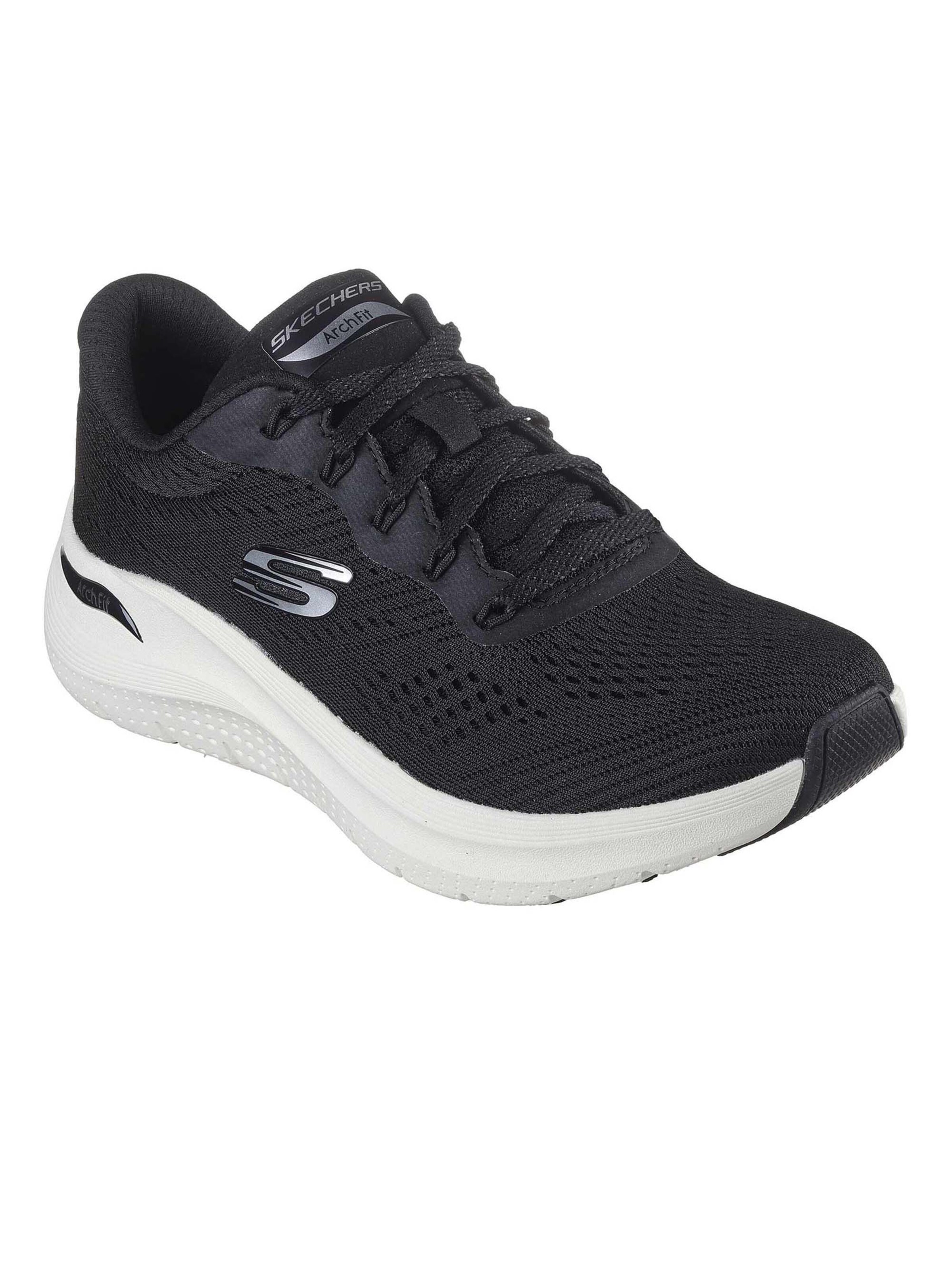 SKECHERS Platform trainers in Black