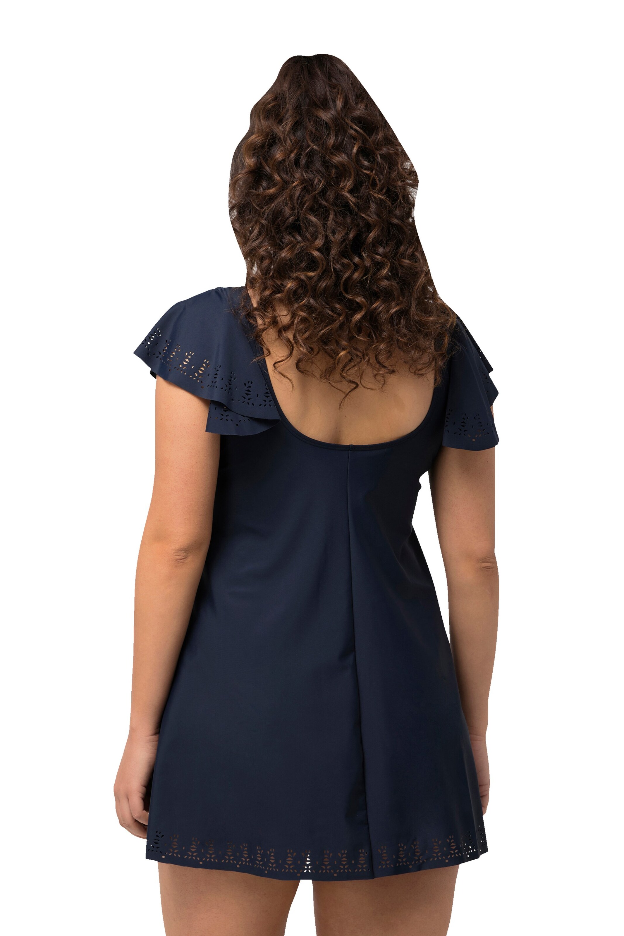 Ulla Popken Купальник-платье 'Alissa' в Синий