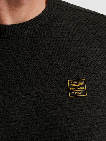 PME Legend - Jersey 'Pullover in mouliné cotton' en negro