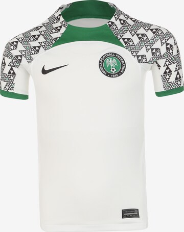 NIKE Performance Shirt 'Nigeria  Away Stadium' in White: front