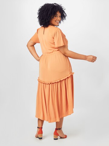 Robe Guido Maria Kretschmer Curvy en orange